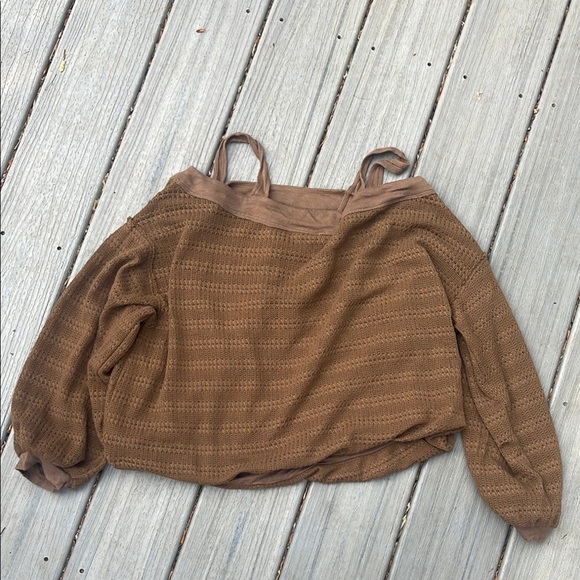 Free People Sistine Top Hacci knit cold shoulder - Picture 12 of 12